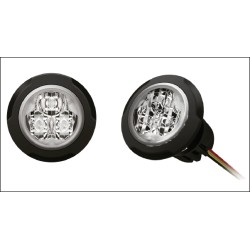 Flash auto cu 3 LED-uri si montare prin decupare Flash auto cu 3 LED-uri si montare prin decupare